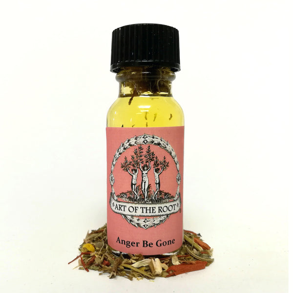 Anger Be Gone Oil 1/2 oz for Hoodoo, Voodoo, Wicca & Pagan Rituals