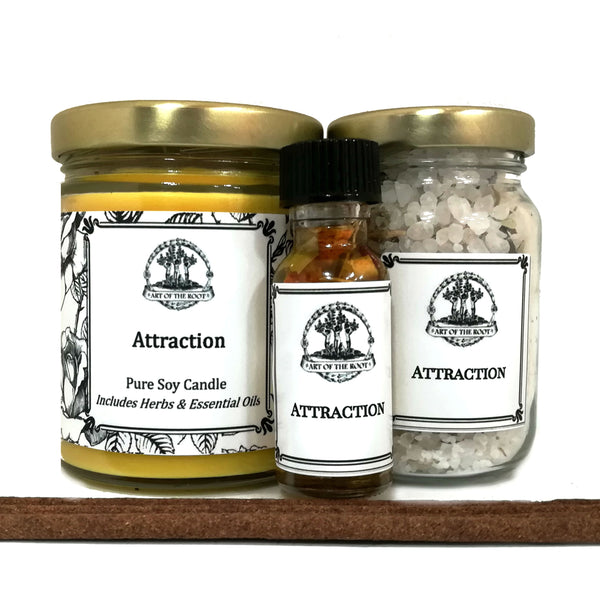 Attraction Spell Kit for Love, Money, Abundance, Prosperity and Manifestation Rituals