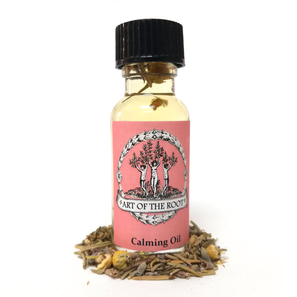 Calming Oil 1/2 oz for Hoodoo, Voodoo, Wicca & Pagan Rituls