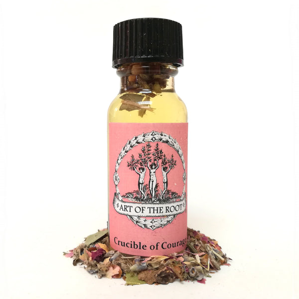 Crucible of Courage Oil 1/2 oz for Hoodoo, Voodoo, Wicca & Pagan Divination