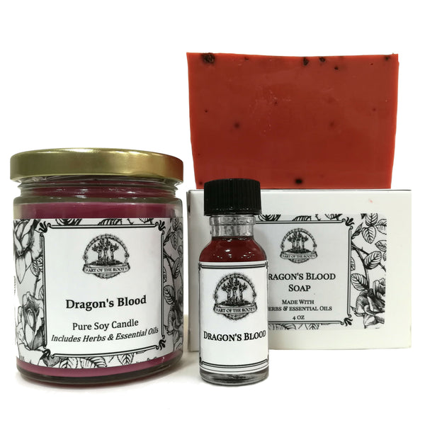 Dragon's Blood Spell Kit for Love, Power, Purification & Protection