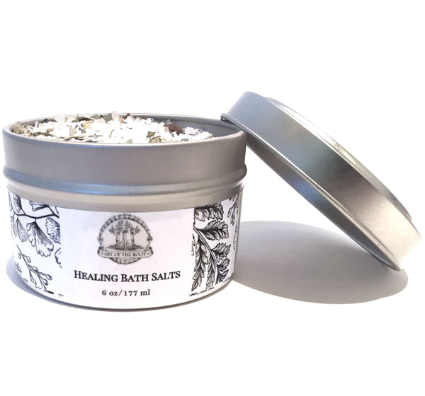 Healing Bath Salts 6 oz  for Hoodoo, Voodoo, Wicca & Pagan Divination