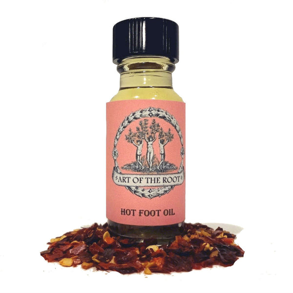 Hot Foot Oil 1/2 oz for Hoodoo, Conjure & Voodoo