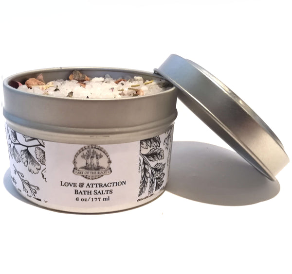 Love & Attraction Bath Salts for Hoodoo, Voodoo, Wicca & Pagan rituals
