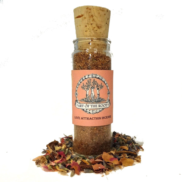 Love & Attraction Incense 1.25 oz for Hoodoo, Voodoo, Wicca, & Pagan Rituals