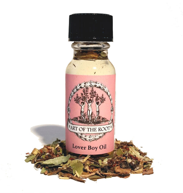 Lover Boy Oil for Personal Charm, Self- Confidence, Seduction, Attraction, & Conjure