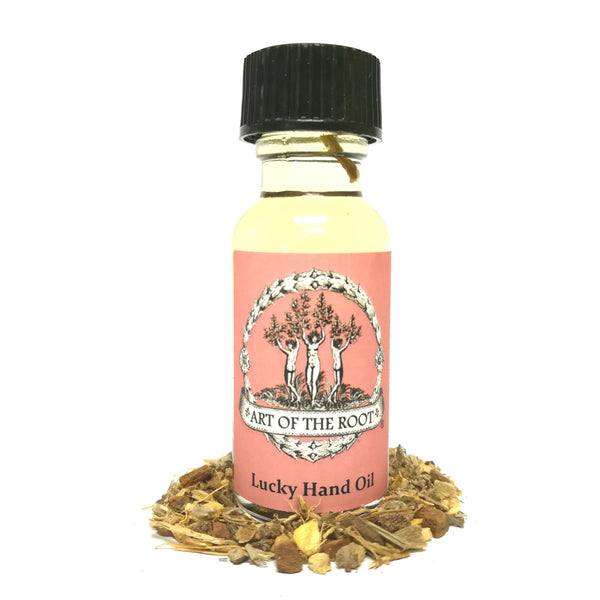 Lucky Hand Oil for Hoodoo, Voodoo, Wicca & Pagan Rituals