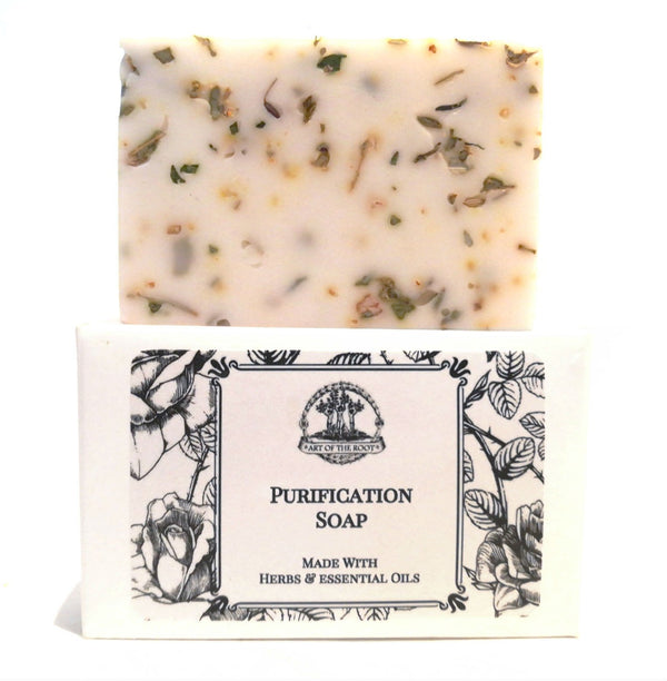Purification Shea Herbal Soap for Negativity & Unwanted Energy Hoodoo Wiccan Pagan