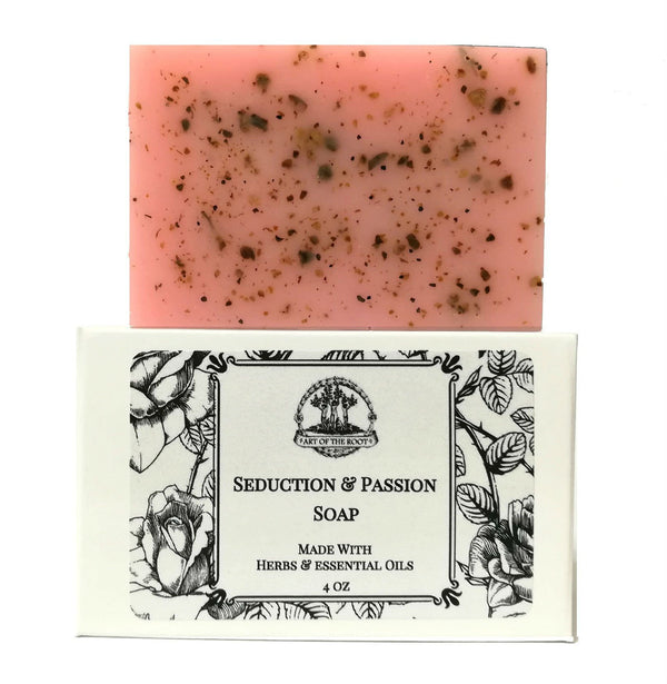 Seduction & Passion Shea Herbal Soap Bar For Wiccan, Pagan, Conjure & Hoodoo Spells & Rituals