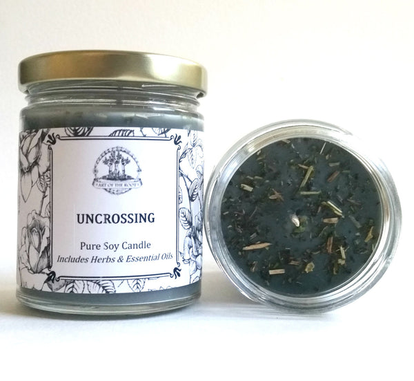 Uncrossing Soy Spell Candle for Hexes, Crossed Conditions & Jinxes