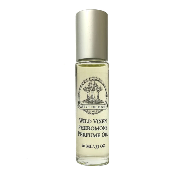 Wild Vixen Roll-On Perfume Oil with Essential Oils & Pheromones for Confidence, Passion & Attraction