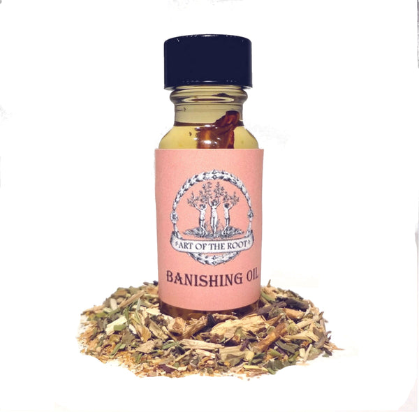 Banishing Oil 1/2 oz For Hoodoo, Voodoo, Wicca & Pagan Rituals