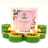 Money Drawing Soy Tea Light Candles (8 count) for Prosperity, Wealth, Cash & Financial Success